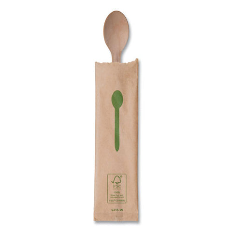 Wood Cutlery, Spoon, Natural, 500/carton