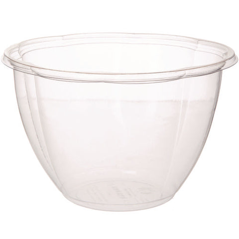 Salad Bowls, 48 Oz, 6.69" Diameter X 4.38"h, Clear, Plastic, 300/carton