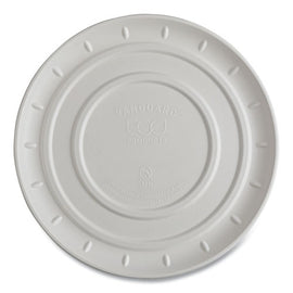 Vanguard Molded Fiber Pizza Tray, 16" Diameter, White, Sugarcane, 50/carton