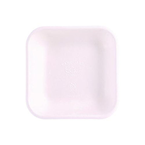 Vanguard Worldview Renewable And Compostable Sugarcane Takeout Containers, 9.9 Oz, 5 X 5 X 1, White, 800/carton