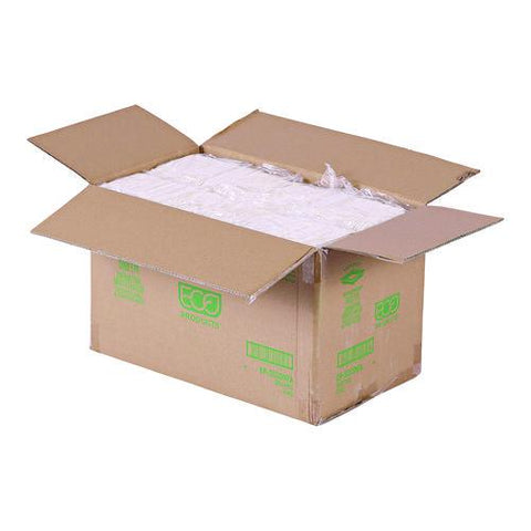 Vanguard Worldview Renewable And Compostable Sugarcane Takeout Containers, 9.9 Oz, 5 X 5 X 1, White, 800/carton