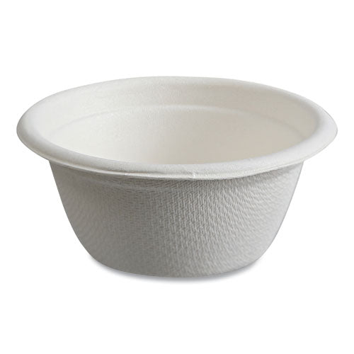 Vanguard Renewable And Compostable Sugarcane Portion Cups, 2 Oz, White, 2,500/carton