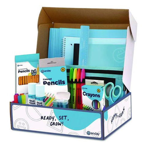 Back To School Supplies Kit For Grades K-5, Blue