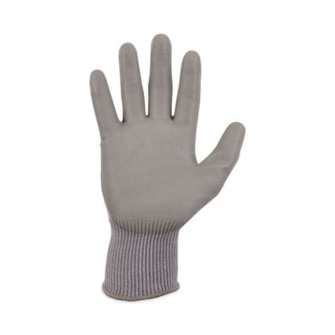 Proflex 7024 Ansi A2 Pu Coated Cr Gloves, Gray, X-large, Pair