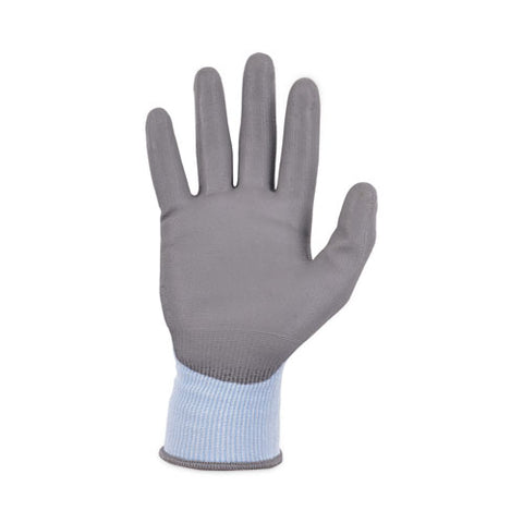 Proflex 7025 Ansi A2 Pu Coated Cr Gloves, Blue, Small, 12 Pairs/pack