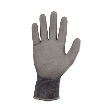 Proflex 7044 Ansi A4 Pu Coated Cr Gloves, Gray, X-large, 12 Pairs/pack