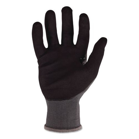 Proflex 7043 Ansi A4 Nitrile Coated Cr Gloves, En388: 4x42d, 10" Long, 2x-small (5), Gray, Pair