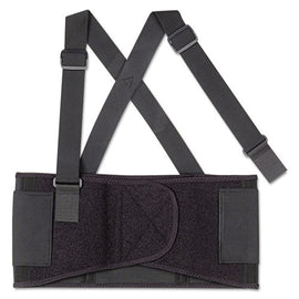Proflex 1650 Economy Elastic Back Support Brace, Medium, 30" To 34" Waist, Black