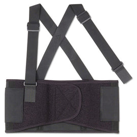 Proflex 1650 Economy Elastic Back Support Brace, X-large, 38" To 42" Waist, Black
