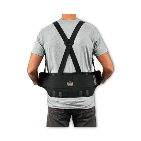 Proflex 1625 Elastic Back Support Brace, 3x-large, 46" To 52" Waist, Black