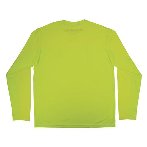 Chill-its 6689 Cooling Long Sleeve Sun Shirt With Uv Protection, Small, Lime