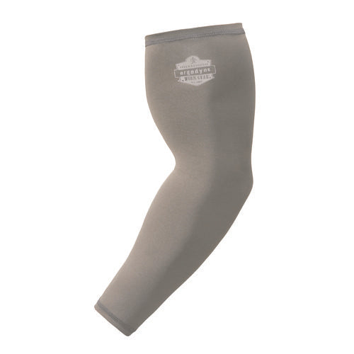 Chill-its 6690 Performance Knit Cooling Arm Sleeve, Polyester/spandex, Large, Gray, Pair