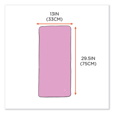 Chill-its 6602 Evaporative Pva Cooling Towel, 29.5 X 13, One Size Fits Most, Pva, Pink