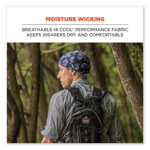 Chill-its 6615 High-performance Bandana Doo Rag With Terry Cloth Sweatband, One Size Fits Most, Camo