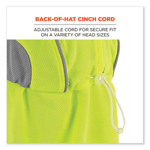 Chill-its 6650 High-performance Hat Plus Neck Shade, Polyester, One Size Fits Most, Lime