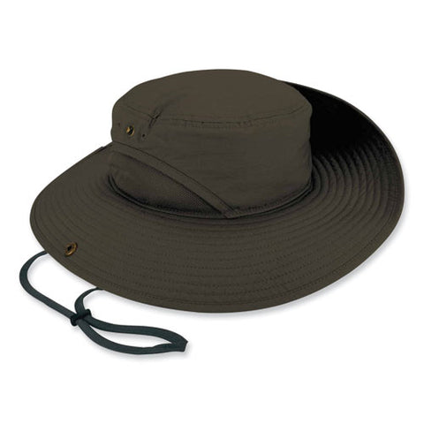 Chill-its 8936 Lightweight Mesh Paneling Ranger Hat, Small/medium, Olive