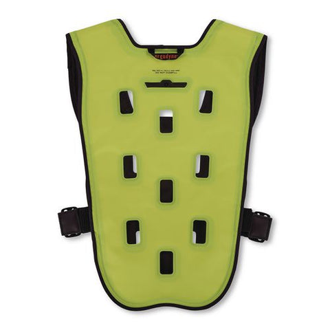 Chill-its 6684 Dry Evaporative Cooling Vest - Elastic Waist, Polyester/polyurethane, 2x-large/3x-large, Lime