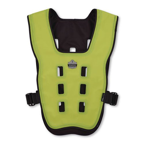 Chill-its 6684 Dry Evaporative Cooling Vest - Elastic Waist, Polyester/polyurethane, 2x-large/3x-large, Lime
