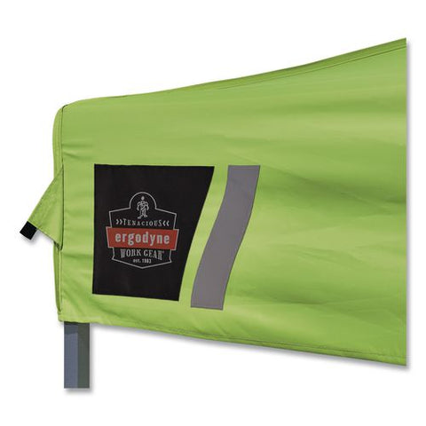 Shax 6002 Heavy-duty Pop-up Tent, 10 Ft X 10 Ft, Polyester/steel, Lime