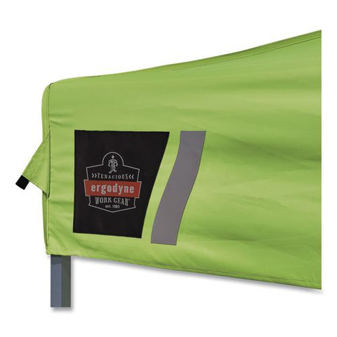 Shax 6004 Heavy-duty Pop-up Tent, 10 Ft X 20 Ft X 10 Ft, Polyester/steel, Lime