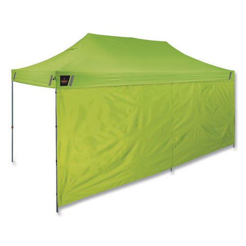 Shax 6197 Pop-up Tent Sidewall, 10 Ft X 20 Ft X 10 Ft, Polyester, Lime