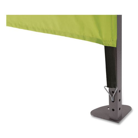 Shax 6195 Pop-up Tent Sidewall With Mesh Window, 10 Ft X 10 Ft, Polyester/steel, Lime
