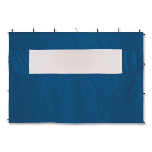 Shax 6195 Pop-up Tent Sidewall With Mesh Window, 10 Ft X 10 Ft, Polyester, Blue