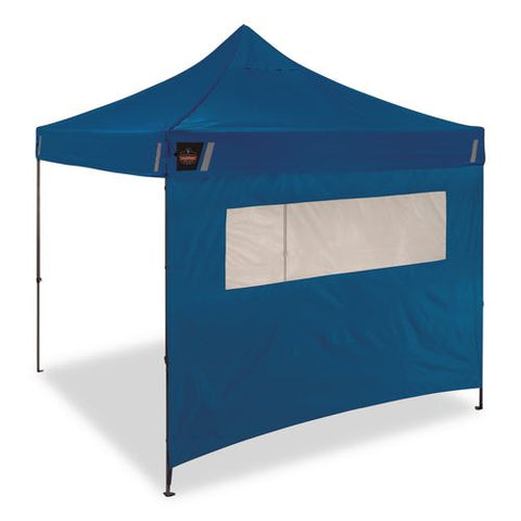 Shax 6195 Pop-up Tent Sidewall With Mesh Window, 10 Ft X 10 Ft, Polyester, Blue