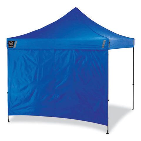 Shax 6051 Heavy-duty Pop-up Tent Kit, Single Skin, 10 Ft X 10 Ft, Polyester/steel, Blue