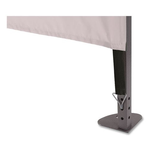 Shax 6055 Heavy-duty Pop-up Tent Kit - Solid Sidewalls, Single Skin, 10 Ft X 10 Ft, Polyester/steel, White