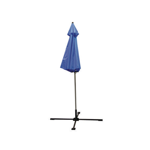 Shax 6199 Lightweight Work Umbrella And Stand Kit, 90" Span, 92" Long, Blue Canopy