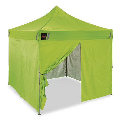 Shax 6058 Pop-up Tent Sidewall Kit, 10 Ft X 10 Ft, Polyester, Lime