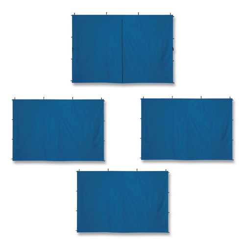 Shax 6058 Pop-up Tent Sidewall Kit, 10 Ft X 10 Ft, Polyester, Blue