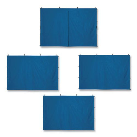 Shax 6058 Pop-up Tent Sidewall Kit, 10 Ft X 10 Ft, Polyester, Blue