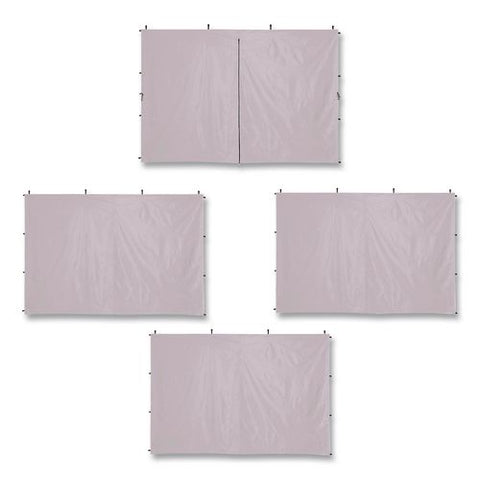 Shax 6058 Pop-up Tent Sidewall Kit, 10 Ft X 10 Ft, Polyester, White
