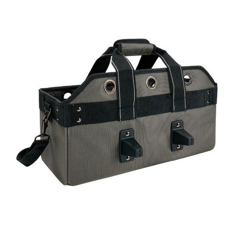 Arsenal 5844 Bucket Truck Tool Bag With Tool Tethering Attachment Points, 18 X 7.5 X 7.5, Polyester, Gray