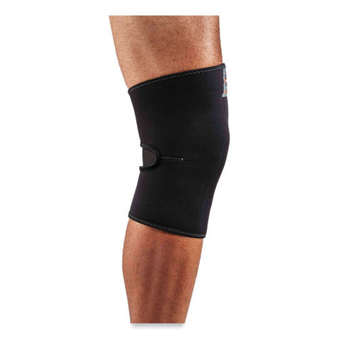 Proflex 600 Neoprene Single Layer Knee Sleeve, Medium, Black