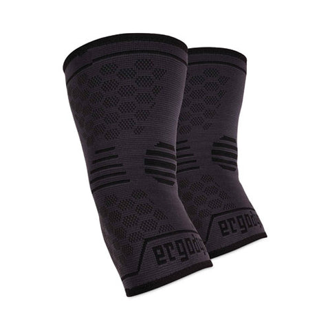 Proflex 651 Elbow Compression Sleeve, Medium, Gray/black