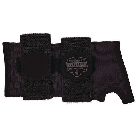 Proflex 685 Wrist Support Sleeve - Double Strap, Large, Fits Left Hand/right Hand, Black