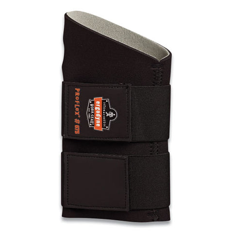 Proflex 675 Ambidextrous Double Strap Wrist Support, Small, Fits Left Hand/right Hand, Black