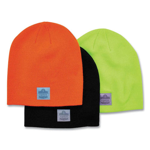 N-ferno 6812 Rib Knit Beanie, One Size Fits Most, Black