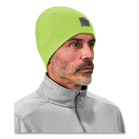N-ferno 6812 Rib Knit Beanie, One Size Fits Most, Lime