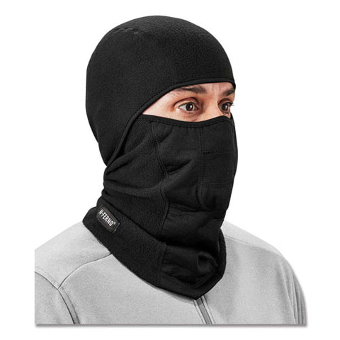 N-ferno 6823 Hinged Balaclava Face Mask, Fleece, One Size Fits Most, Black