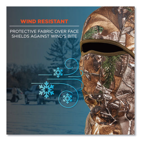 N-ferno 6823 Hinged Balaclava Face Mask, Fleece, One Size Fits Most, Realtree Edge