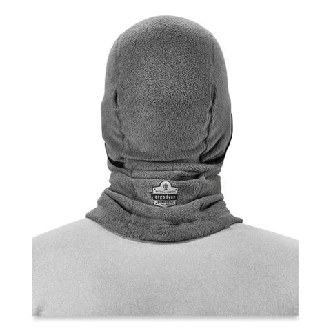N-ferno 6823 Hinged Balaclava Face Mask, Fleece, One Size Fits Most, Gray