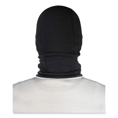 N-ferno 6847 Fr Dual Compliant Balaclava Face Mask, Polartec Fr Power Grid Fleece, One Size Fits Most, Black