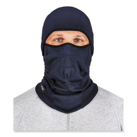 N-ferno 6823 Hinged Balaclava Face Mask, Fleece, One Size Fits Most, Navy