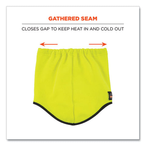 N-ferno 6960 Fleece Neck Gaiter, Fleece, One Size Fits Most, Hi-vis Lime