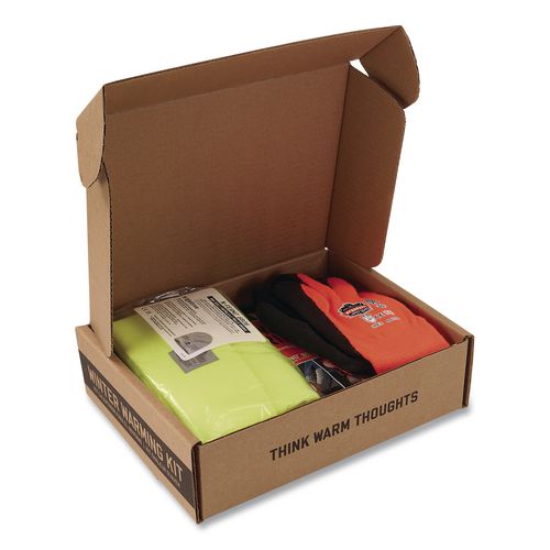 N-ferno 6981 Winter Warming Kit, 2x-large, Lime/orange/navy
