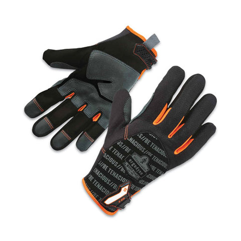 Proflex 810 Reinforced Utility Gloves, Black, Small, Pair